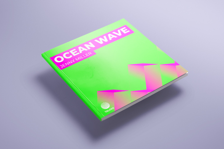 Square Thin Book in the Air