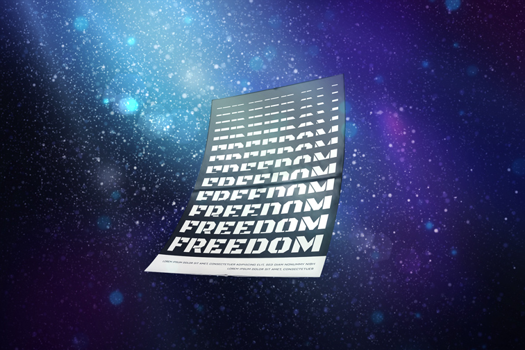 Volante sobre un fondo cósmico