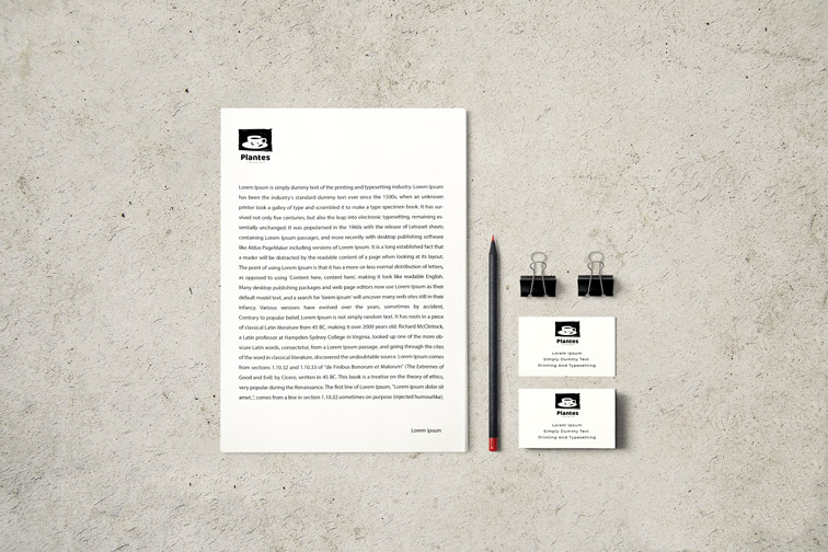 Clipboard and Business Cards