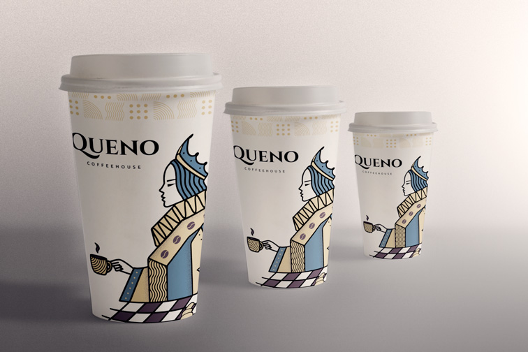 Paper Coffee Cups with Different Sizes