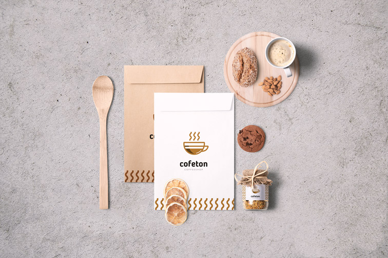 Cafe Branding Mockup