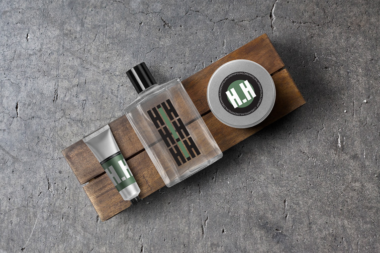 スキンケア商品と香水