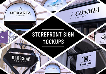Storefront Sign Mockups