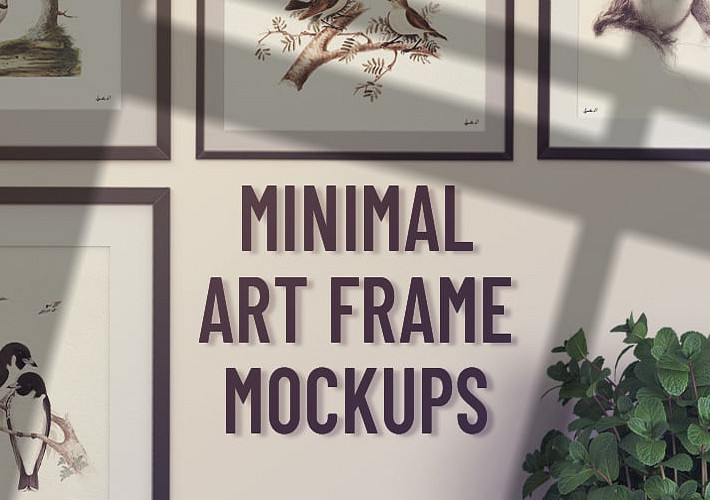 Minimal Art Frame Mockups
