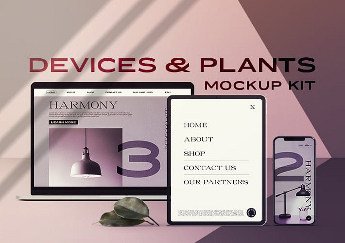 Devices and Plants Mockup Kit
