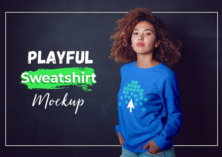 Casual Crewneck Sweatshirt Mockups