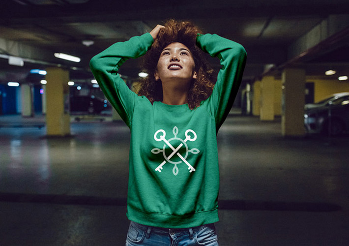 Casual Crewneck Sweatshirt Mockups