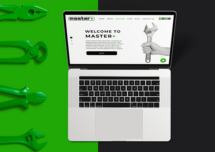 Repair Services Branding Mockups