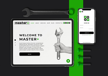 Repair Services Branding Mockups