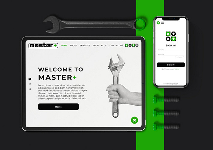 Repair Services Branding Mockups