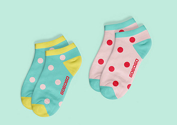 Patterned Socks Mockup Pack
