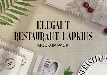 Elegant Restaurant Napkins Pack 