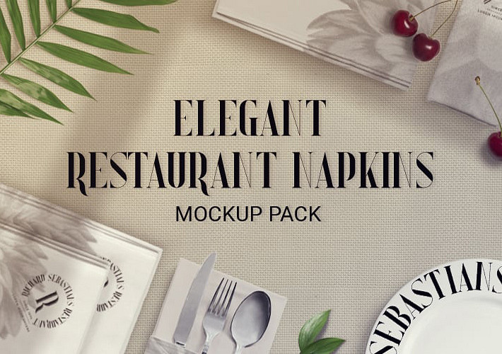 Elegant Restaurant Napkins Pack