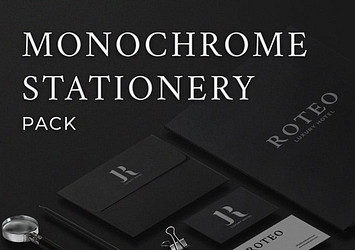 Monochrome Stationery Pack