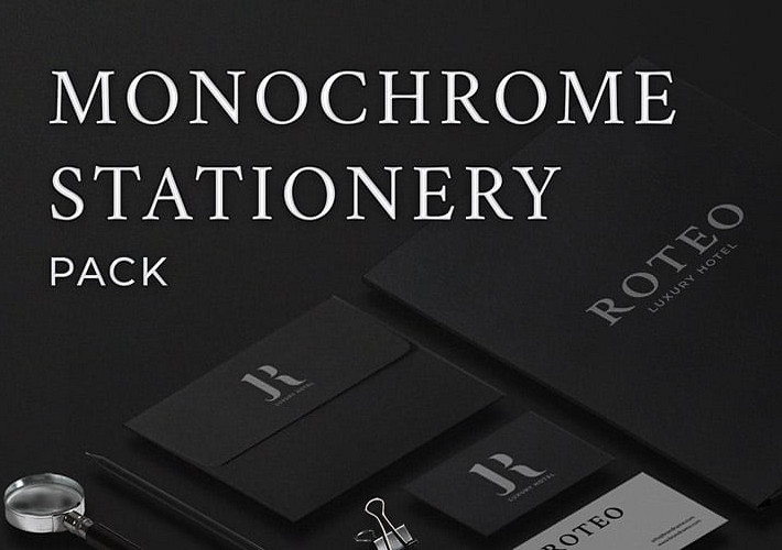 Monochrome Stationery Pack