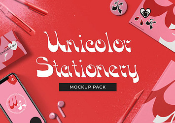 Unicolor Stationery Pack
