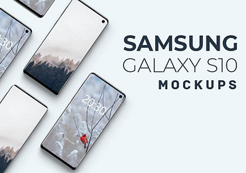 Samsung Galaxy S10 Mockups