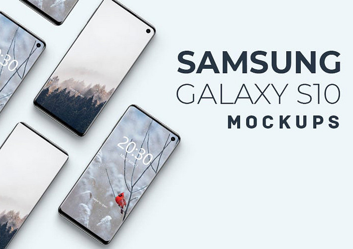 Samsung Galaxy S10 Mockups