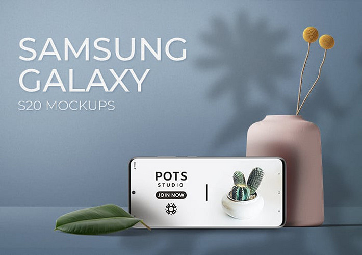 Samsung Galaxy S20 Mockups