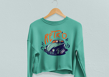 Long-Sleeve Sweatshirt Mockups