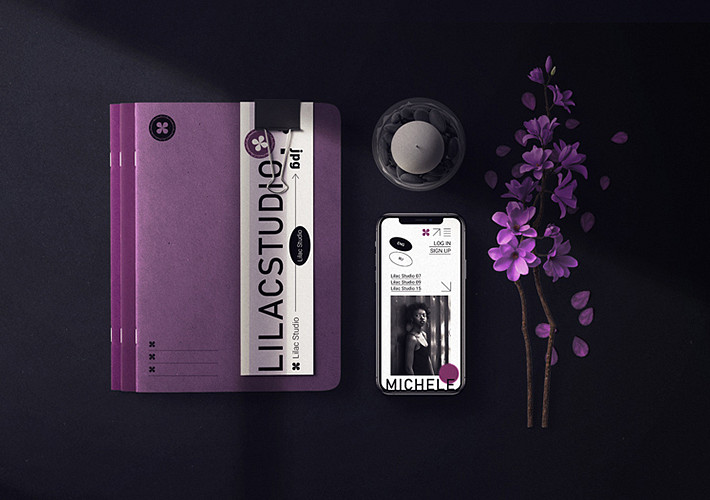 Lilac Office Stationery Set