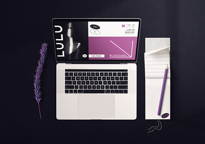 Lilac Office Stationery Set