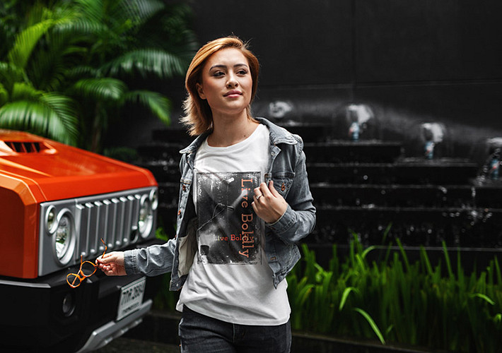 Urban Style Women T-shirt Mockups