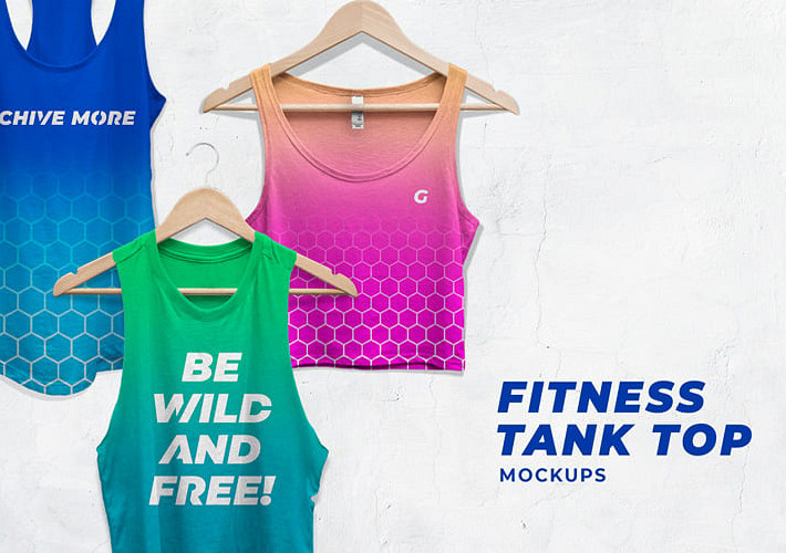 Fitness Tank Top Mockups