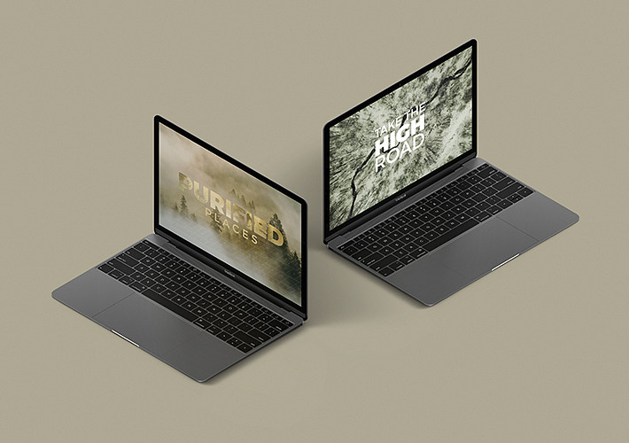Minimal MacBook Mockups