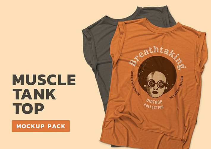 Muscle Tank Top Mockup Pack