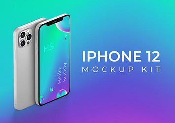 iPhone 12 Mockup Kit