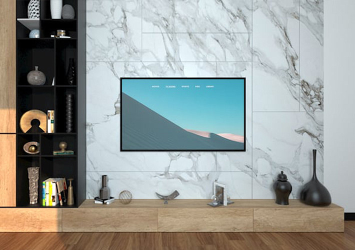 Flat-Screen TV Mockup Set