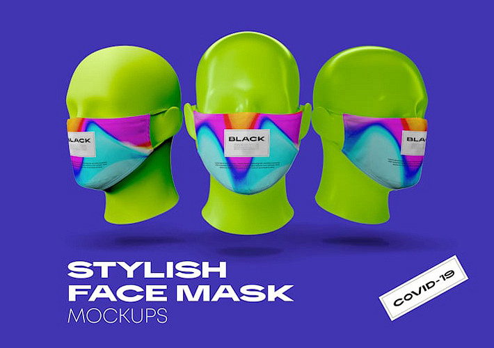Stylish Face Mask Mockups