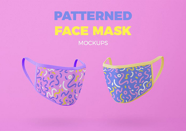 Patterned Face Mask Mockups
