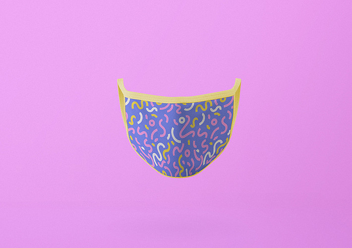 Patterned Face Mask Mockups