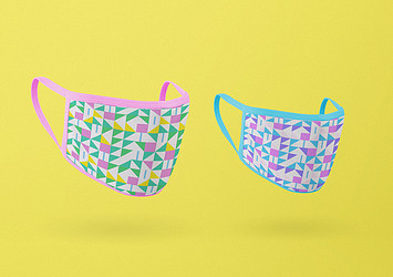Patterned Face Mask Mockups