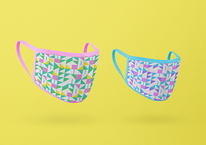 Patterned Face Mask Mockups