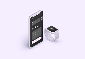 Apple Watch Clay Mockups