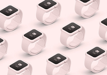 Apple Watch Clay Mockups