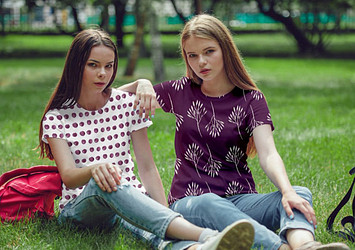 Youngsters' T-Shirt Mockups