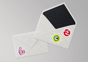 Die Cut Sticker Mockups