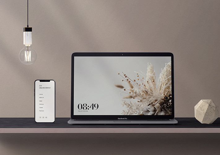 Soft Shades Device Mockups