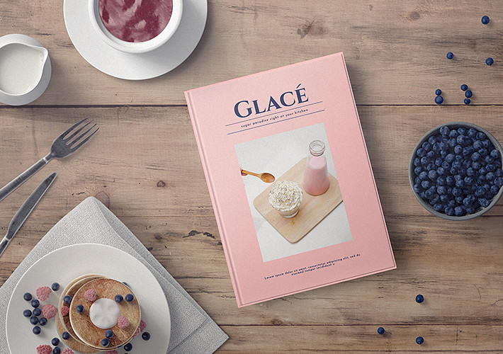 Hardcover Cookbook Mockup Pack