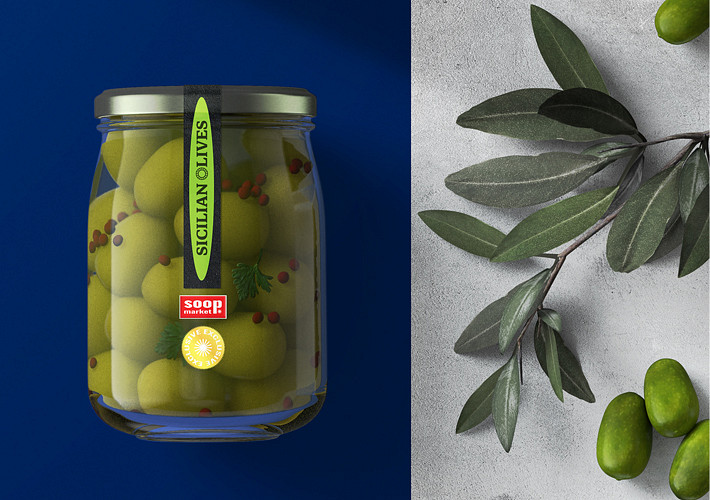 Grocery Item Packaging Set