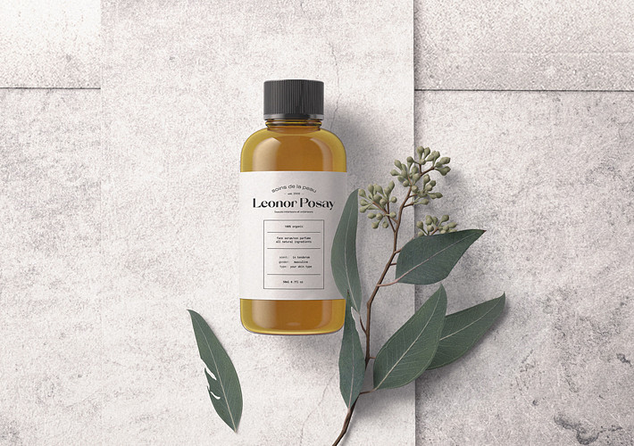 Organic Skincare Packaging Mockup