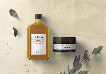 Organic Skincare Packaging Mockup