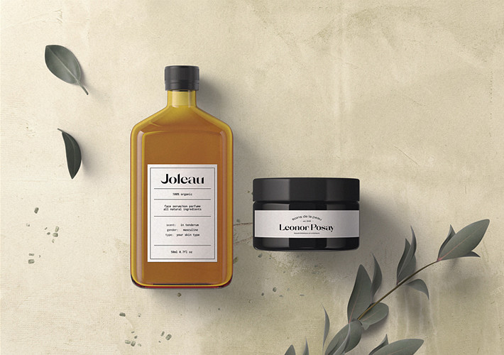Organic Skincare Packaging Mockup