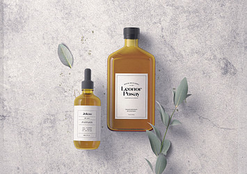 Organic Skincare Packaging Mockup