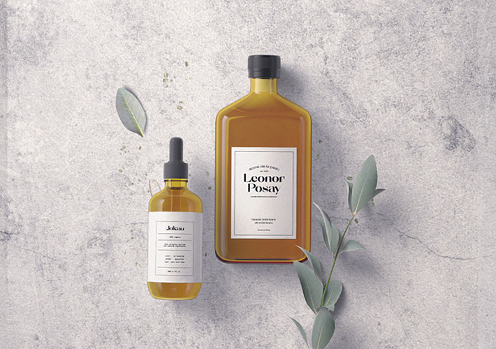 Organic Skincare Packaging Mockup