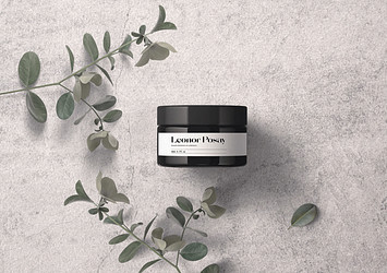 Organic Skincare Packaging Mockup